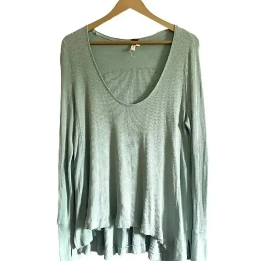 Free People We the Free Green Top